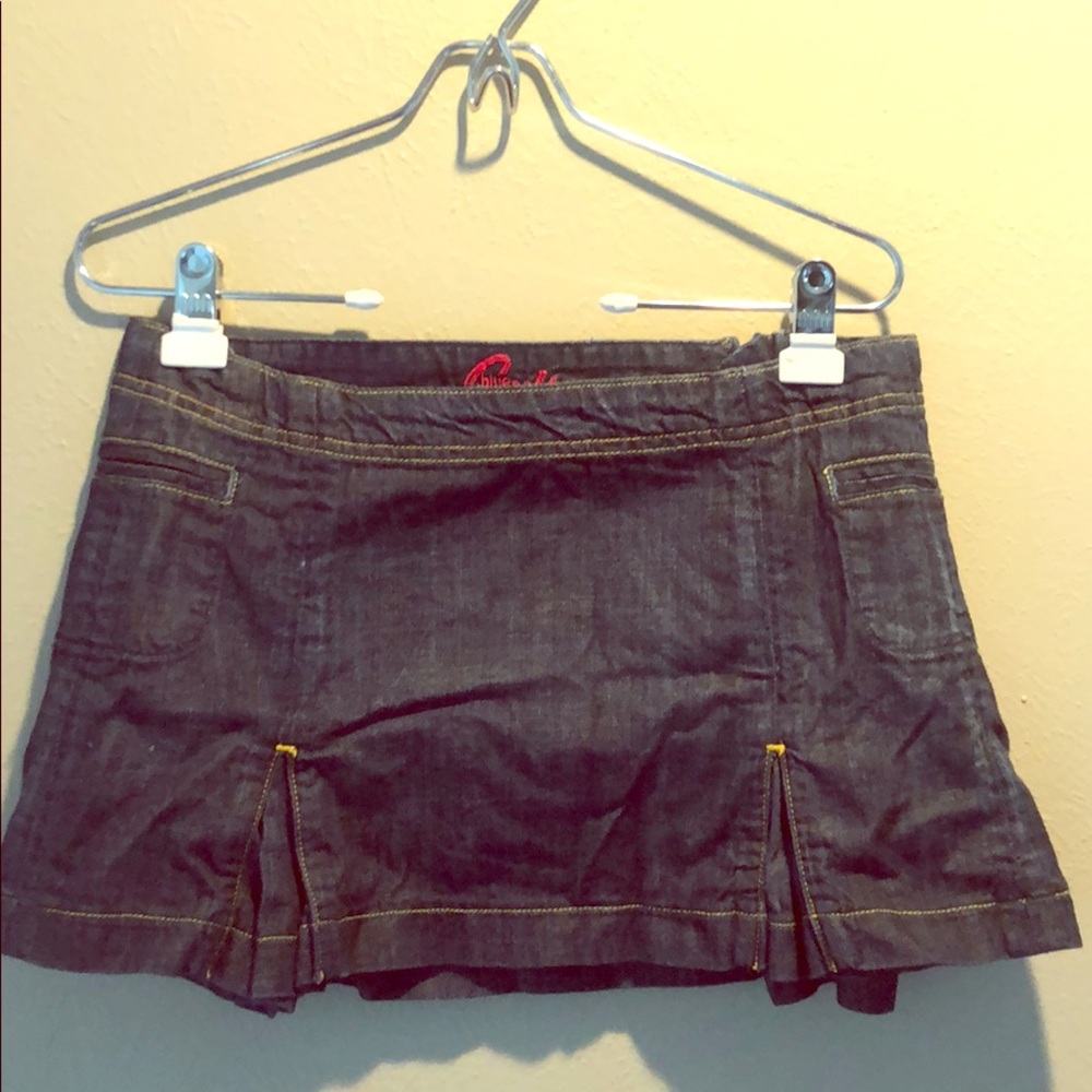 Blue Cult Jean Mini Skirt